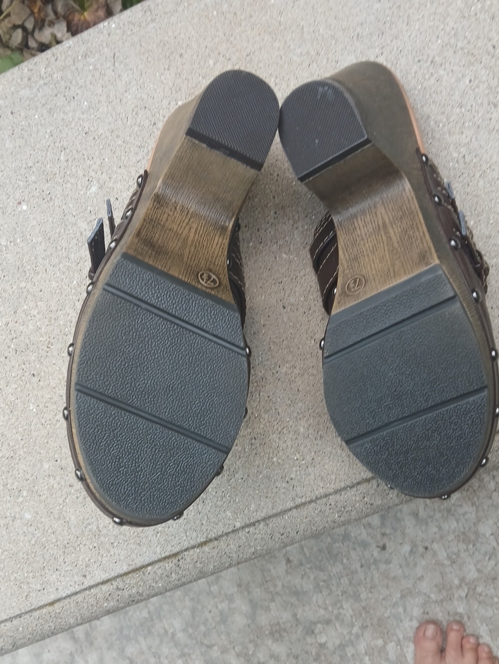 Relativity vintage-style platform clogs Sz 7.5 M - Picture 6 of 12